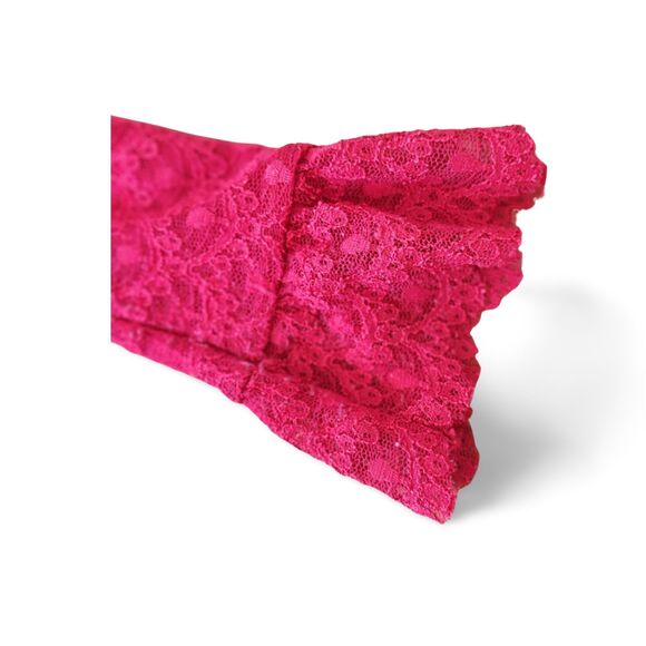 ❤️ Rare Editions Girl's Size 6X Red Sleeveless Lace Valentine Party Dress❤️ - Picture 4 of 8